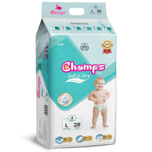 Champs Baby Diaper Pants L (28 Pcs) – Soft & Dry, 12Hr Leakproof