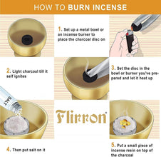 FLIRRON Pure Arabian Loban dhoop | Perfumed dhoop (110gm)