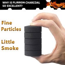 FLIRRON Magic Charcoal Burning Tablets for Dhoop (50 Tablets Pouch)