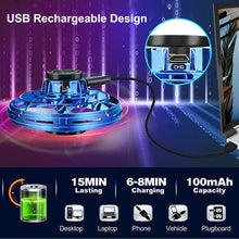 Flying Spinner Toy – Hand-Controlled Mini UFO Drone | Fidget Spinner Fun for Kids & Teens (Ages 8+) | Indoor & Outdoor Play – Blue