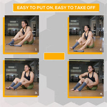 Ankle Compression Support Joint Pain Relief, Sprains, Tendonitis Reduce, For Men & Women - 1 Pair (Blue) (Large - Delux)