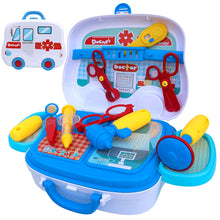 3-in-1 Kids Pretend Play Combo – Makeup, Doctor & Kitchen Set
