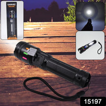 USB Rechargeable LED Zoom Torch Light with High Lumens (1 Pc)