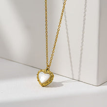 Vintage Retro Charm Heart Necklace