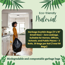Disposable Eco-friendly Garbage / Dustbin / Trash Bag (Pack of 30) (Size 19X21)
