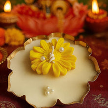Elegant Lotus Tealight Candle – Floral Scented Handcrafted Decor