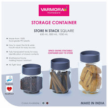 Varmora Store N Stack Square Containers