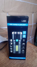 Rechargeable 4-LED Torch Light