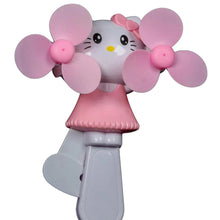 Cute Kitty Handheld Mini Fan – Portable Battery Operated Personal Cooling Fan
