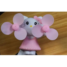 Cute Kitty Handheld Mini Fan – Portable Battery Operated Personal Cooling Fan
