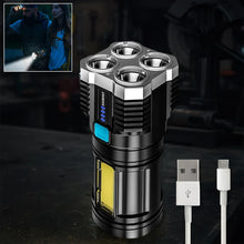 Rechargeable 4-LED Torch Light