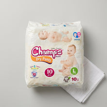 Champs Dry Pant Baby Diapers L (10 Pcs) – Soft & Absorbent