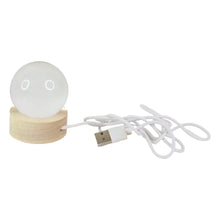 3D Crystal Ball Night Lamp for Bedroom & Home Decor (1 Pc)