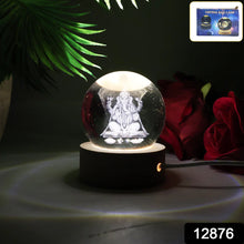 3D Crystal Ball Night Lamp for Bedroom & Home Decor (1 Pc)