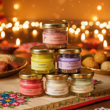 Fragrant Glass Candle Set – 6-Piece Gift Pack