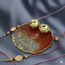 Exquisite Raksha Bandhan Pooja Thali Set with Designer Rakhis - Celebrate Sibling Love