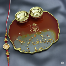 Exquisite Raksha Bandhan Pooja Thali Set with Designer Rakhis - Celebrate Sibling Love