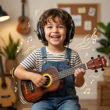 Classic Wooden Ukulele guitar for Kids & Beginners (1 Pc)