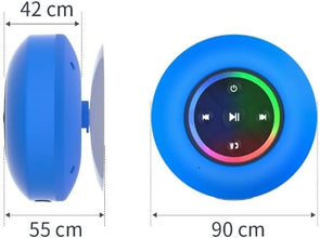 Waterproof Wireless Bluetooth Speaker with LED & Mic