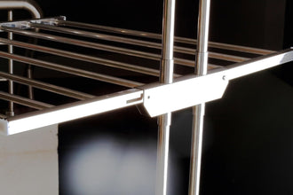 Stainless Steel 3-Tier Foldable Drying Stand – Heavy Duty & Space-Saving