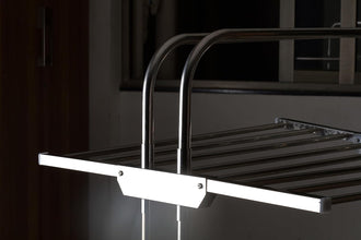 Stainless Steel 3-Tier Foldable Drying Stand – Heavy Duty & Space-Saving