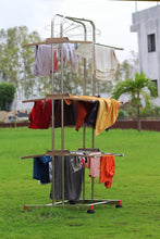 Stainless Steel 3-Tier Foldable Drying Stand – Heavy Duty & Space-Saving