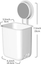 Self-Adhesive Wall Mount Toothbrush Holder – for Toothbrush, Toothpaste, Razor & More (1 Pc)