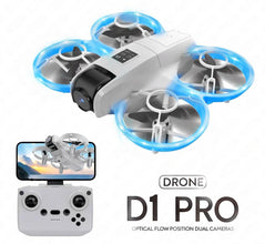 D1 Pro Smart Drone – 1800mAh Battery, 360° Flip Tricks & Remote Control
