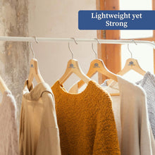 Wooden Hanger (6 Pc) | Sturdy Wooden Clothes Hanger with Shoulder Notches & 360° Rotating Chrome Hook – Ideal for Heavy Garments