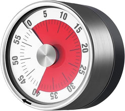 Kitchen Timer with Magnetic Base – 60-Minute Countdown Clock for Cooking, Baking, Studying, Housework, Classroom, Office Meetings, and Games – No Batteries Needed