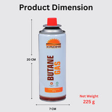 Butane Gas Can for Camping Stoves | High-Pressure Portable Refill for Gas Torches & Flame Lighters | Ideal for Welding & Outdoor Use (Pack of 1)