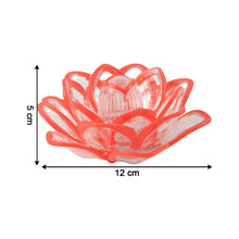 Set of 6 Lotus Shaped LED Flameless Decorative Candles