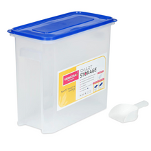 Varmora Smart Storage Containers | Rectangular Plastic Design | Clear Body | Airtight & BPA-Free | 10 KG & 15 KG Capacity