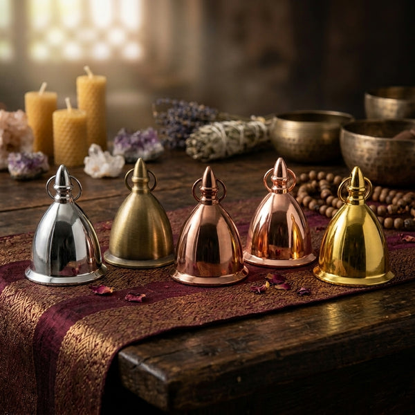Titanium Brass Hanging Bell Small