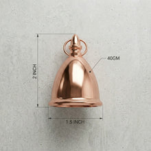 Titanium Brass Hanging Bell – Small | Decorative & Pooja Hanging Bell (2 Inch)