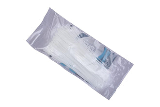 Tycab Self-Locking Cable Ties – 6 Inch | White | 100 Pcs