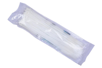 Tycab Self-Locking Nylon Ties – 250mm | White | 100 Pieces
