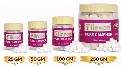 Pure Camphor (KAPOOR) Tablate Jar