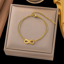 Minimal Elegant Wrist Infinity Bracelet