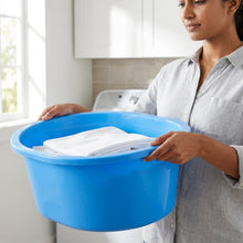 Oval Plastic Basin 35L Brown – Heavy Duty Multipurpose Tub