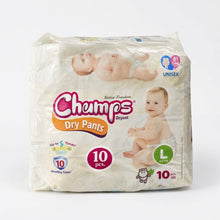 Champs Dry Pant Baby Diapers L (10 Pcs) – Soft & Absorbent
