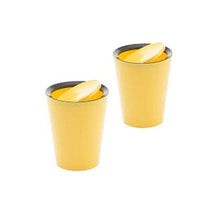 Modern Swing Lid Plastic Dustbin – Compact Flip-Top Waste Bin for Home & Office Use (1 Pc)