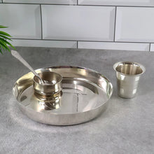 Stainless Steel Pooja Thali - (Set)