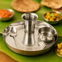 Stainless Steel Pooja Thali - (Set)