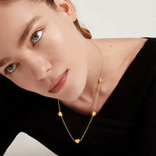 Dainty Golden Heart Chain Necklace