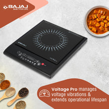 Bajaj Splendid 1200W Induction Cooktop | Toughened Glass | 7 Preset Menus | LED Display | Tact Button Controls