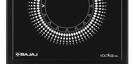 Bajaj Splendid 1200W Induction Cooktop | Toughened Glass | 7 Preset Menus | LED Display | Tact Button Controls