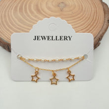White Pearls Bracelet with Charm Star