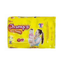 Champs Dry Pant Baby Diapers M (10 Pcs) – Soft & Absorbent