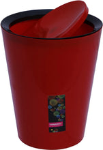Modern Swing Lid Plastic Dustbin – Compact Flip-Top Waste Bin for Home & Office Use (1 Pc)